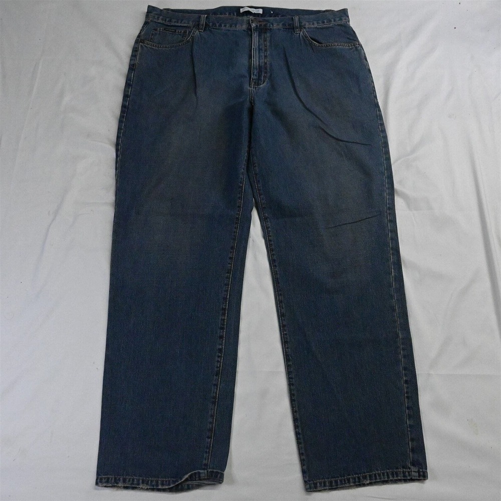 Alex‎ Cannon 38 x 32 Relaxed Medium Wash Denim Mens Jeans